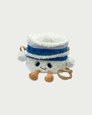 SHAW Fluffy Zipped Plush Bag